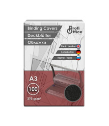 Copertă carton tip piele A3, 270 g/m, 100 bucăți, ProfiOffice